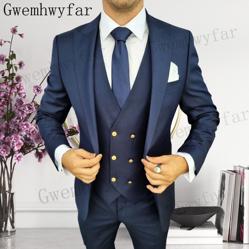 Gwenhwyfar Groomsmen Peaked La - Men Formal Wear For Wedding 评论和价格