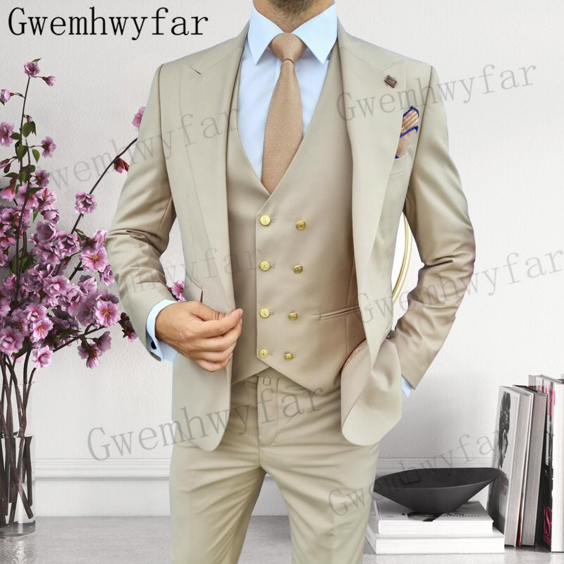 Gwenhwyfar Groomsmen Peaked La - Men Formal Wear For Wedding 评论和价格