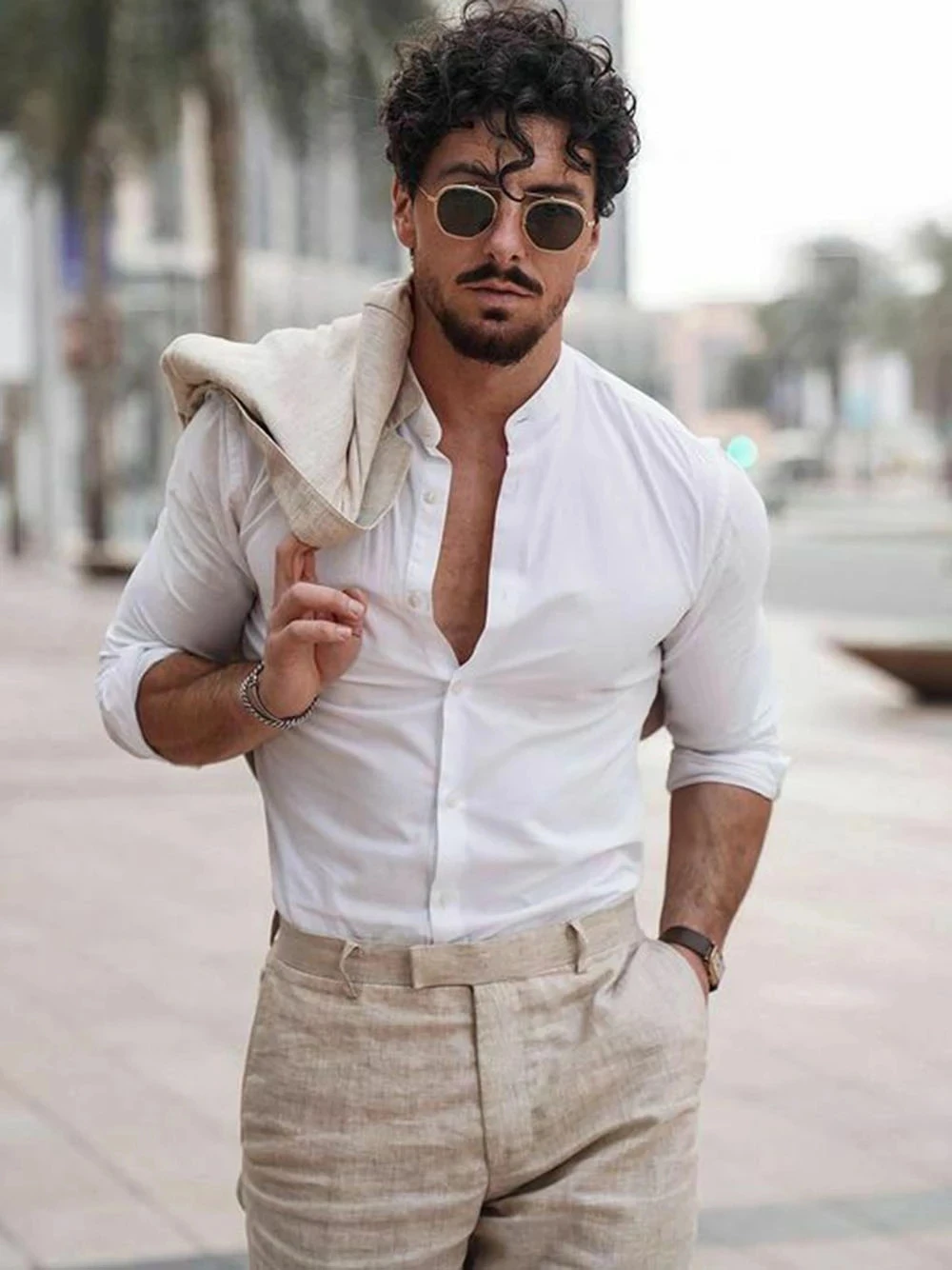 Summer Beach Business Linen Me - Men Linen Formal Wear 评论和价格