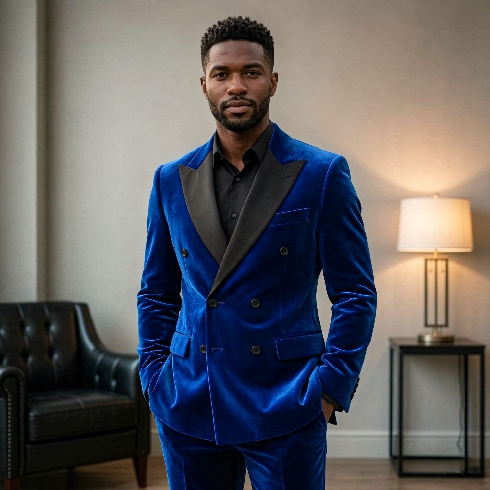 Formal Velvet Suits for Men Do - Men Formal Wear For Wedding 评论和价格