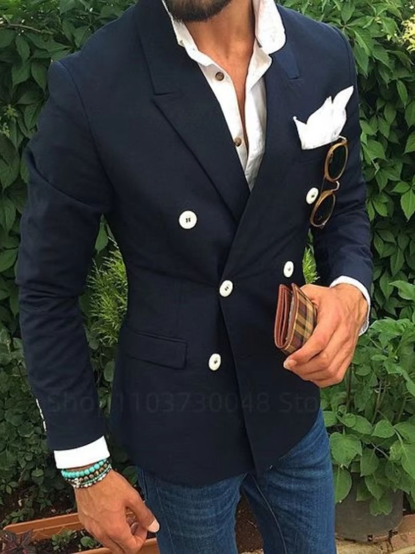 Wedding Men Suits 6XL Blazer B - Men Formal Wear With Coat 评论和价格