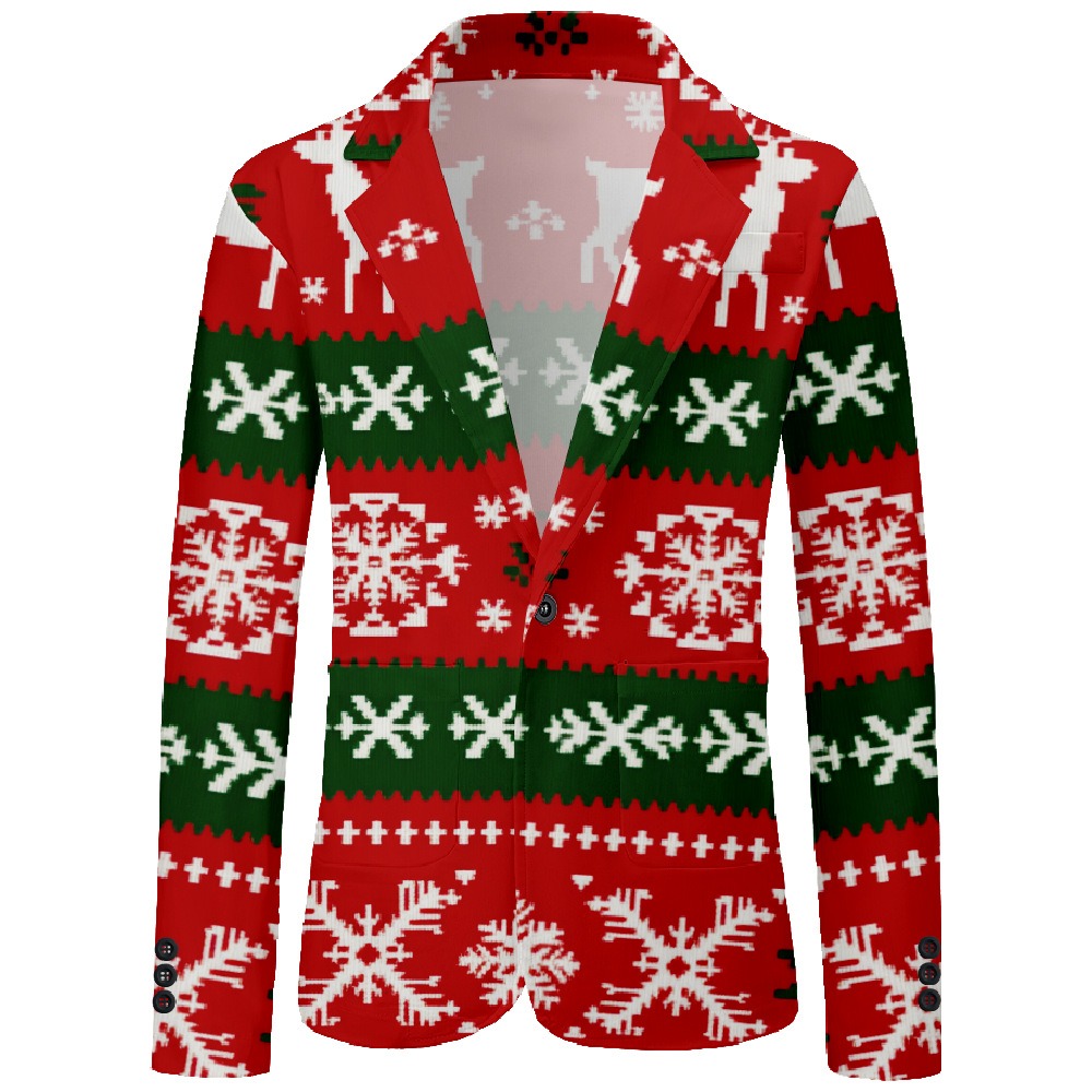 Men's Festive Xmas Casual Blaz - Men Formal Wear With Coat 评论和价格