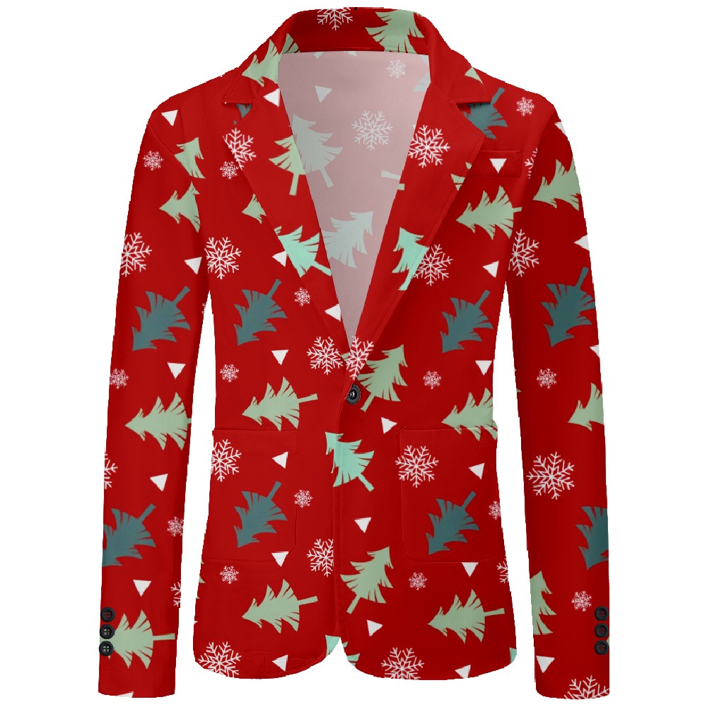 Men's Festive Xmas Casual Blaz - Men Formal Wear With Coat 评论和价格
