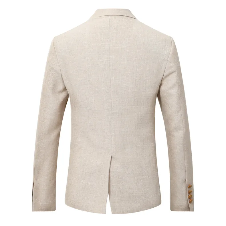 Beige Ivory Men Suit Casual Li - Men Linen Formal Wear 评论和价格