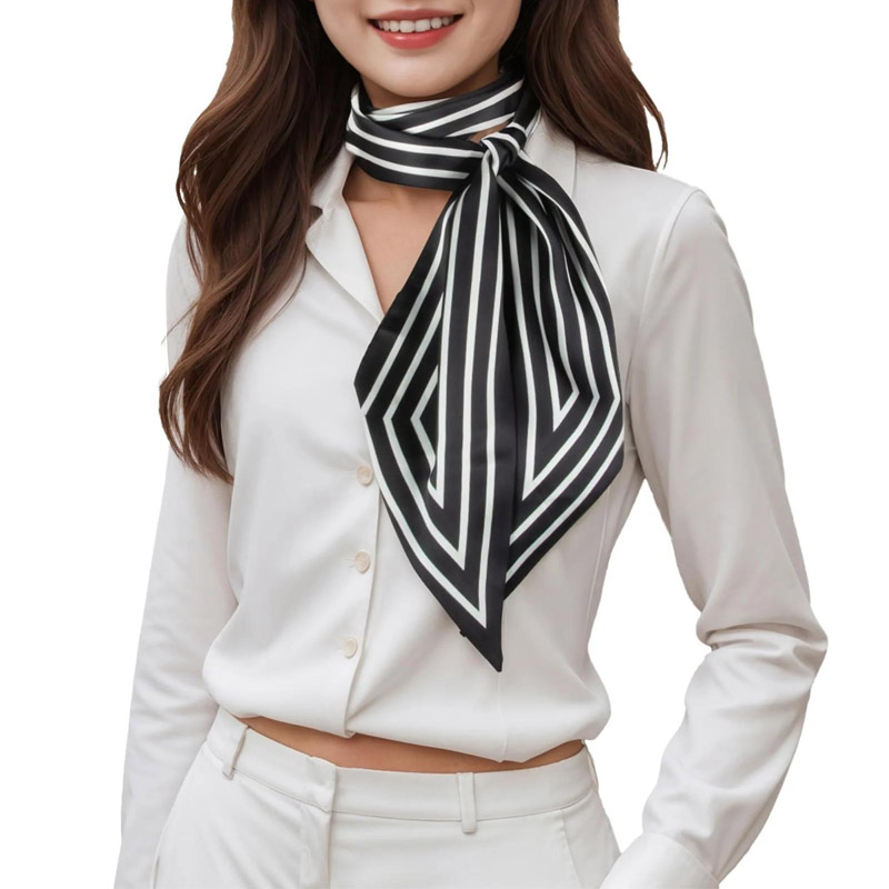 Fashion Stripes Hair Ribbon Sc - Silk Tie Woven 评论和价格