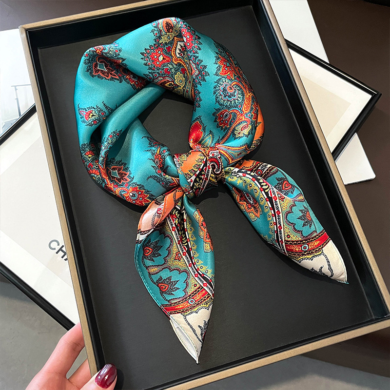 100% Real Silk Square Scarf Wo - Silk Tie Woven 评论和价格