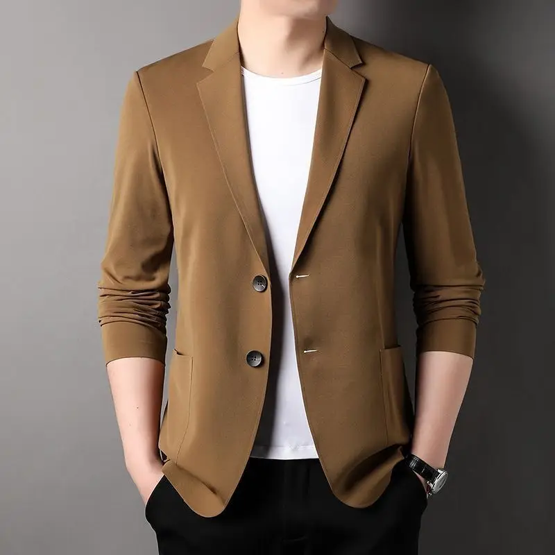 New Summer Men Thin Blazers Bu - Men Formal Wear With Coat 评论和价格