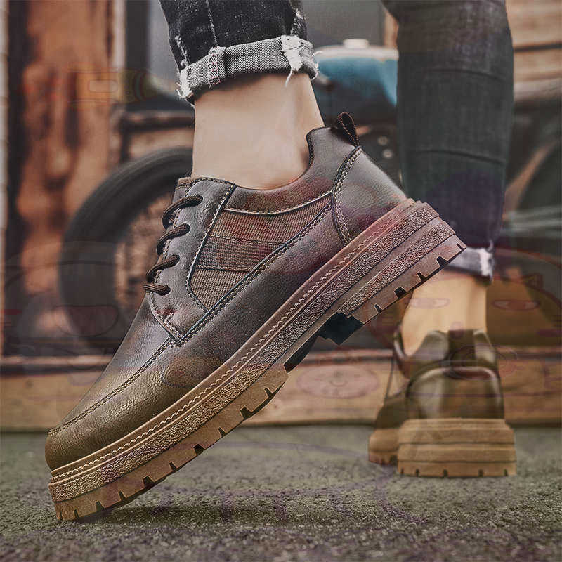 Dark Natural Leather Fashion T - Levels Of Men'S Formal Wear 评论和价格
