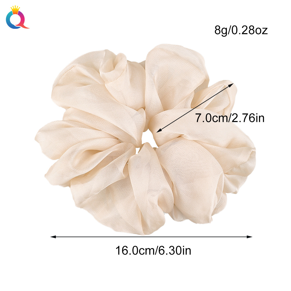 Women Silk Scrunchie Elastic H - Silk Tie Woven 评论和价格