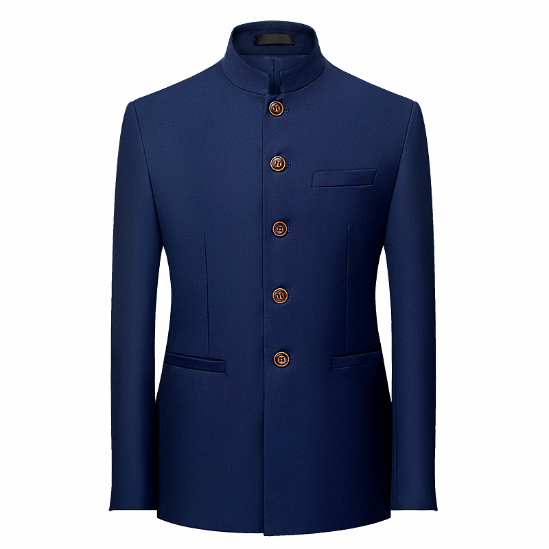 2026 Men's Chinese Style Long  - Men Formal Wear With Coat 评论和价格