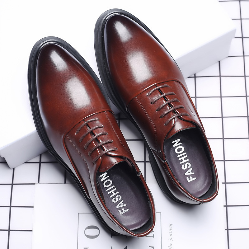 Men Dress Shoes Formal Oxfords - Men Formal Wear For Wedding 评论和价格