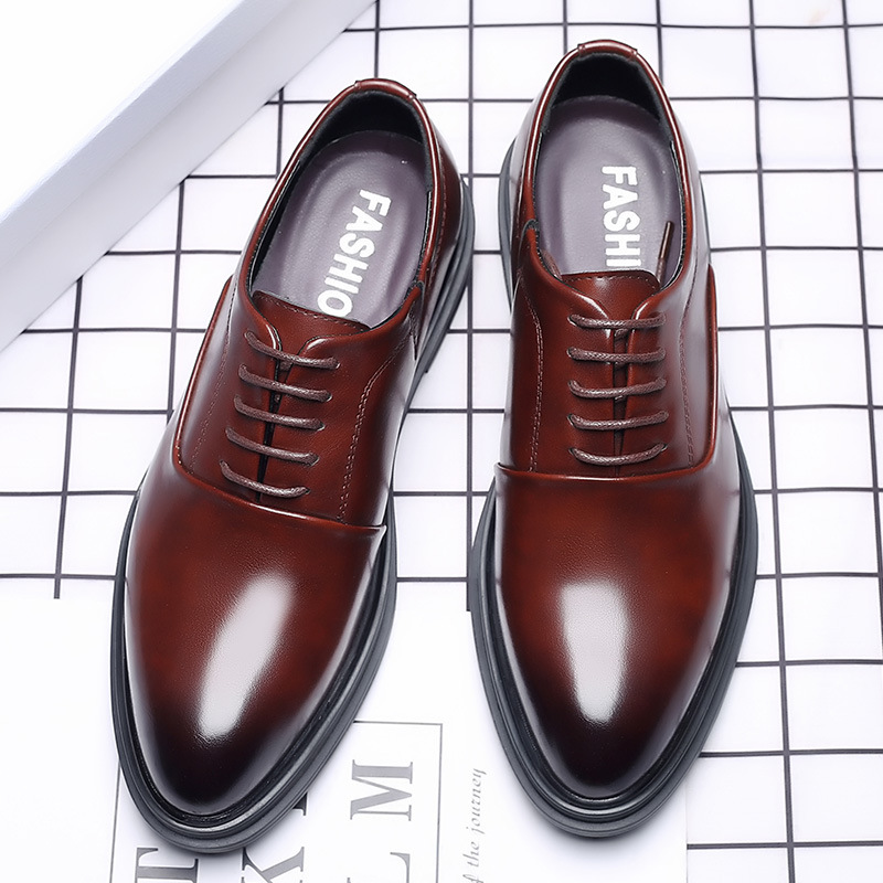 Men Dress Shoes Formal Oxfords - Men Formal Wear For Wedding 评论和价格