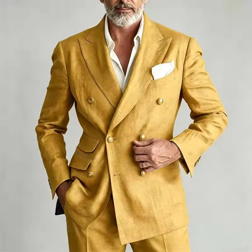 Men's Linen Suit Blazer Jacket - Men Linen Formal Wear 评论和价格