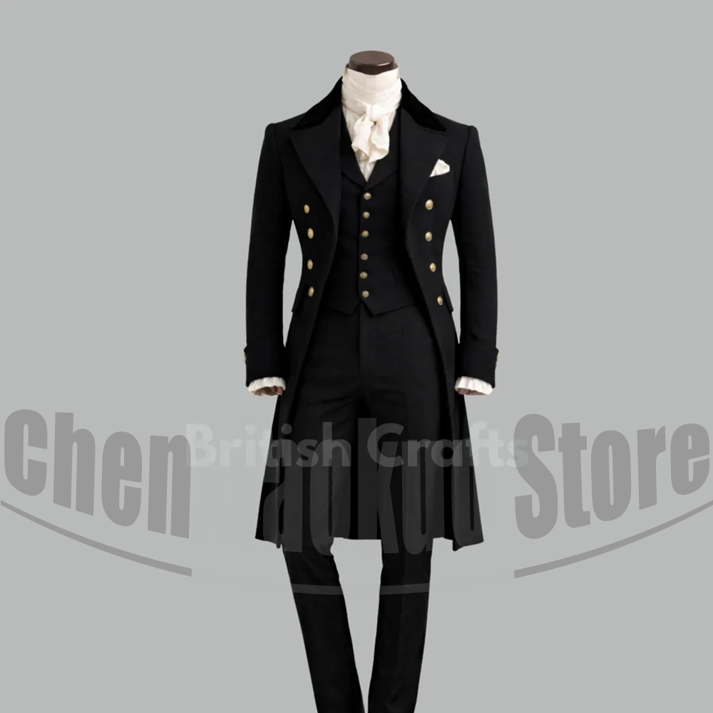 Black Men Victorian Tailcoat 3 - Victorian Men'S Formal Wear 评论和价格