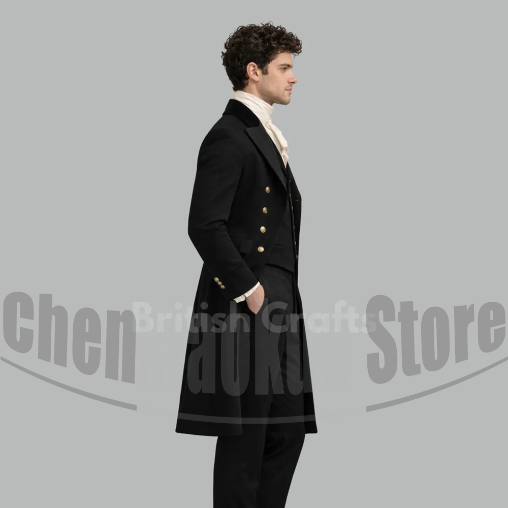 Black Men Victorian Tailcoat 3 - Victorian Men'S Formal Wear 评论和价格