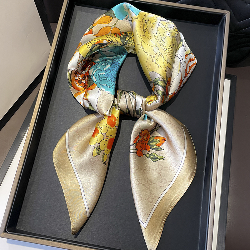 70cm New Women Silk Printed De - Silk Tie Woven 评论和价格
