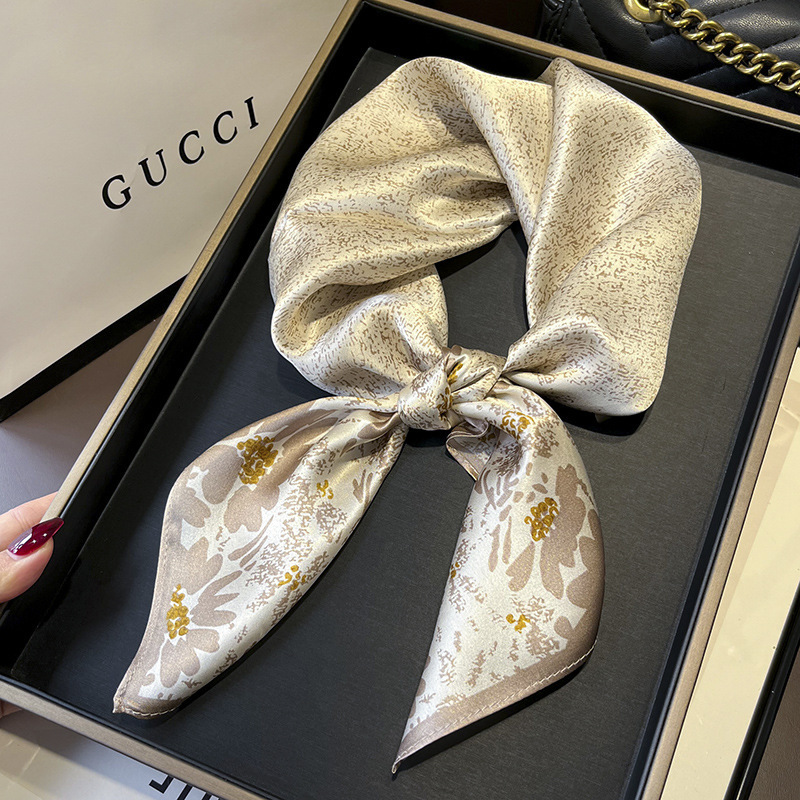 70cm New Women Silk Printed De - Silk Tie Woven 评论和价格