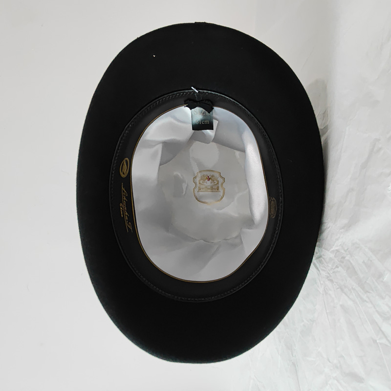 Black 25cm Wool Felt High Top  - Victorian Men'S Formal Wear 评论和价格