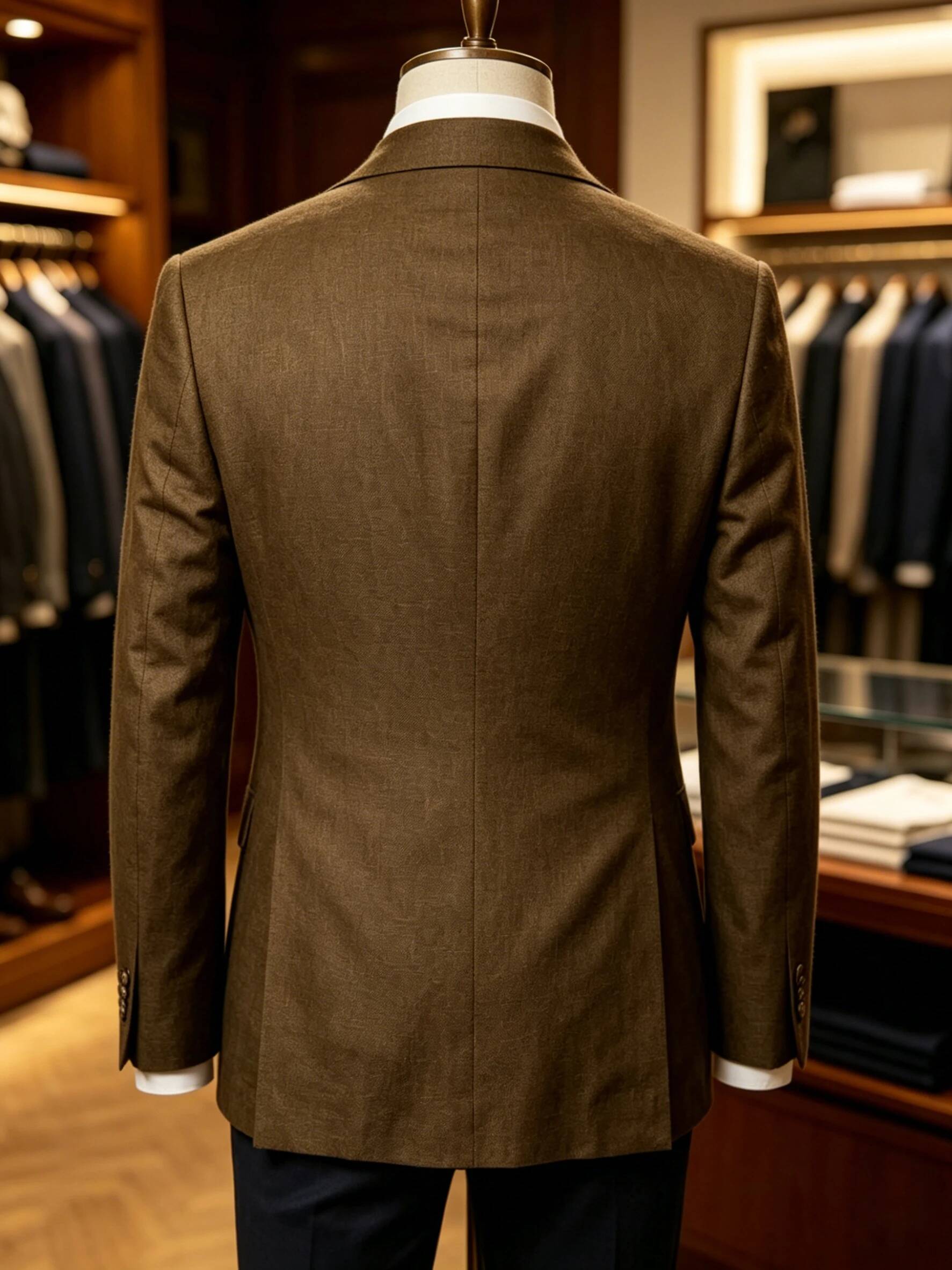Men's Sport Coat Summer Double - Men Linen Formal Wear 评论和价格