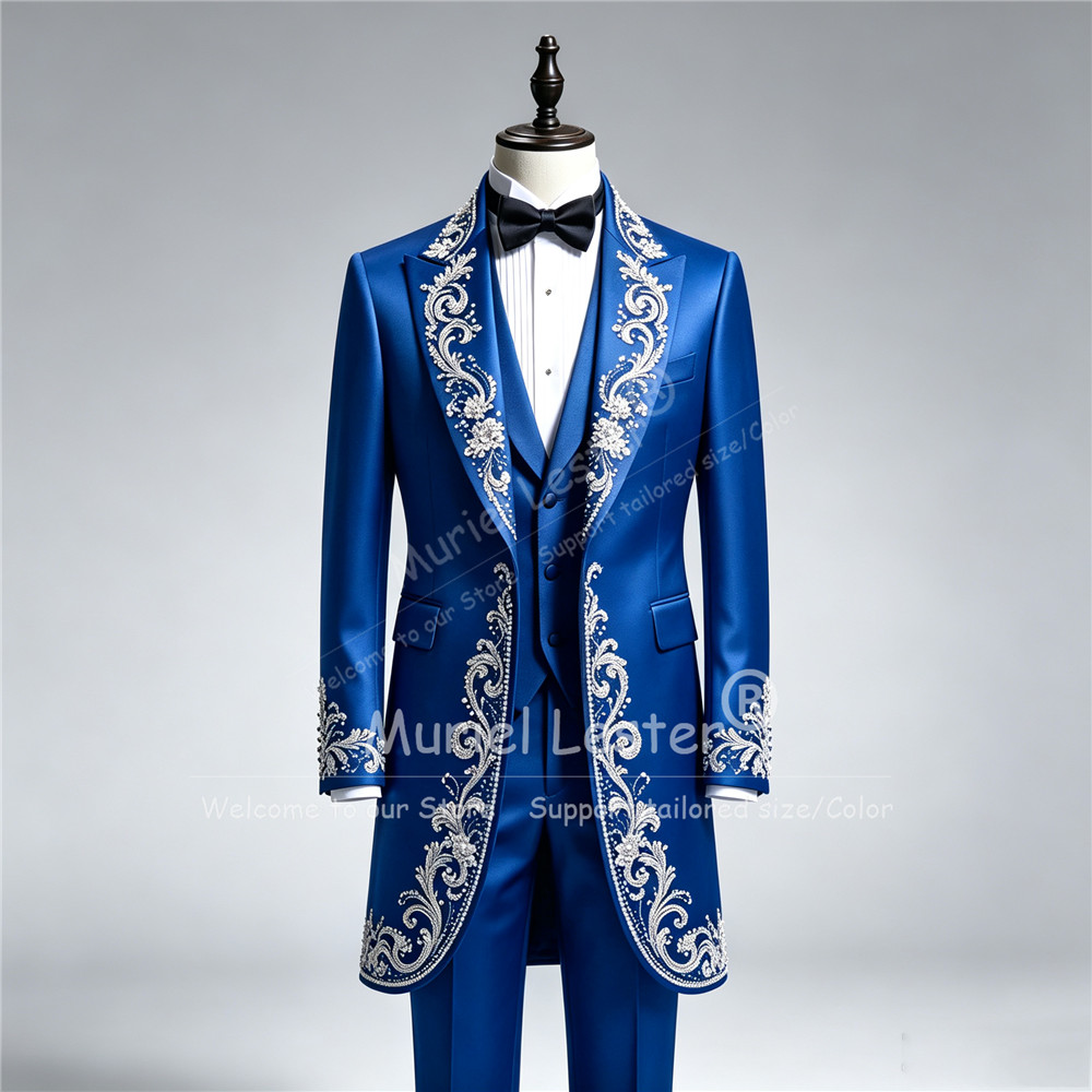 Luxury Man Wedding Tuxedo Suit - Men Formal Wear For Wedding 评论和价格